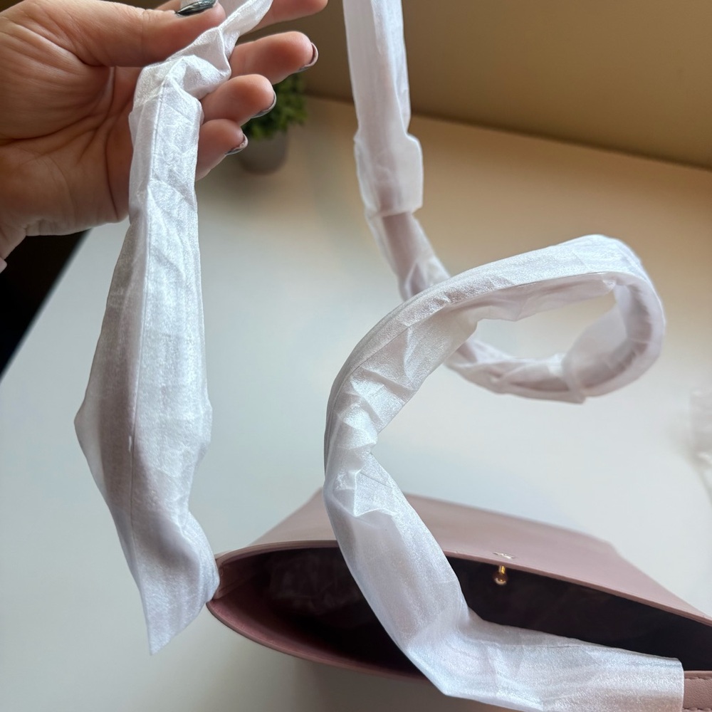 Samara Shoulder & Crossbody Bag Adjustable Strap Peony Pink Lightweight Purse - Picture 10 of 13